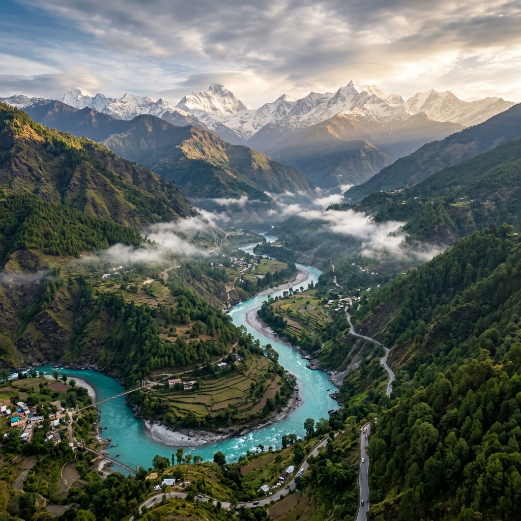 Uttarakhand mountain landscape