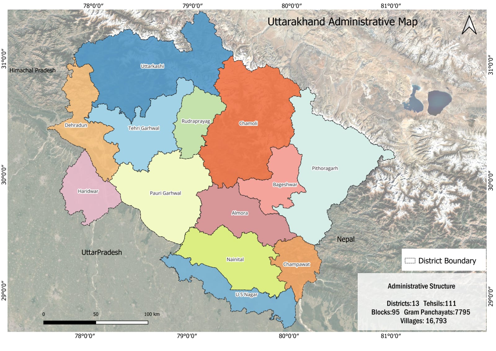 District Administrative Map