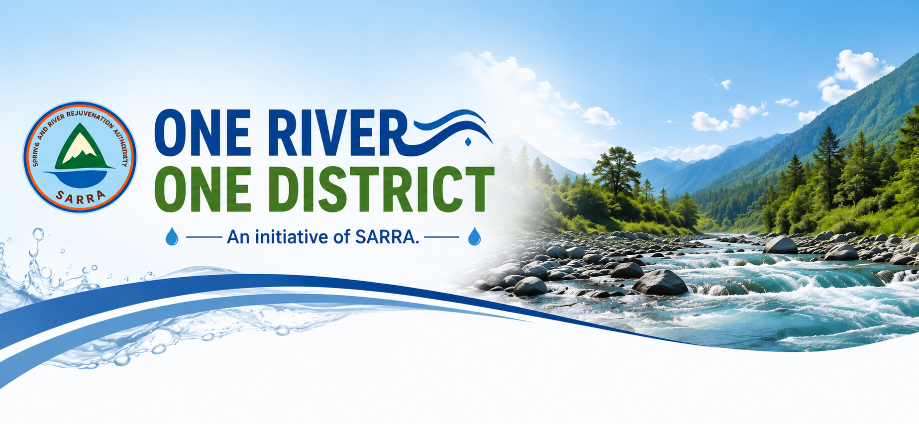 One River One District Banner